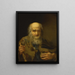 Een gepensioneerde van de Revolutie - John Neagle — ingelijst kunstwerk aan de muur