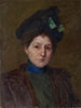 Portret van Winifred Brady - John Ottis Adams — weergave van het kunstwerk