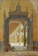 Un cloître italien - John Peter Kornbeck — weergave van het kunstwerk