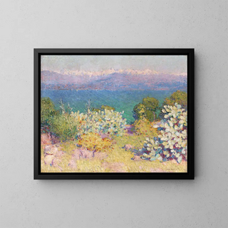 John Peter Russell - In the morning Alpes Maritimes from Antibes.webp