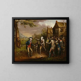 Rip Van Winkle - John Quidor — ingelijst kunstwerk aan de muur