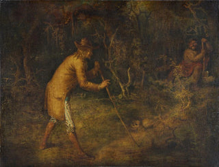 De Duivel en Tom Walker - John Quidor — weergave van het kunstwerk
