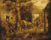 De poort van Wall Street van de Stuyvesant-wachters - John Quidor — weergave van het kunstwerk