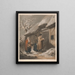 Familievilla - John Raphael Smith — ingelijst kunstwerk aan de muur