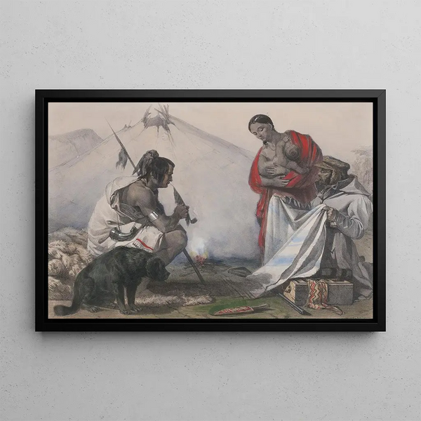John Richard Coke Smyth - Indians Bartering.webp