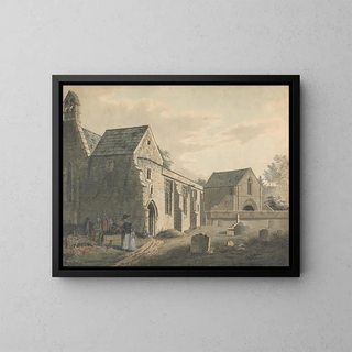 John Roe of Warwick - Church Churchyard and Figures.webp