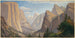 Vallée de Yosemite, uitzicht naar het oosten vanaf het Mariposa-pad - John Ross Key — weergave van het kunstwerk