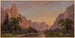 Vallée de Yosemite kijkend naar het westen (Conflictopstelling) - John Ross Key — weergave van het kunstwerk