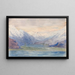 Mountain Landscape Painting - John Ruskin — framed artwork on a wall