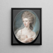 Mademoiselle Raymond - John Russell — framed artwork on a wall