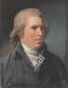 Portret van een edelman genaamd Edmund Burke - John Russell — weergave van het kunstwerk