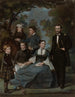 De generaal Grant en zijn familie - John Sartain — weergave van het kunstwerk