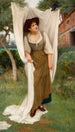 Blanchisseuse effrayée par un merle - John Scott — weergave van het kunstwerk