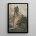 Een kasteel toren - John Sell Cotman — ingelijst kunstwerk aan de muur