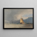 van Bateaux au large, tempête approchant - John Sell Cotman — ingelijst kunstwerk aan de muur