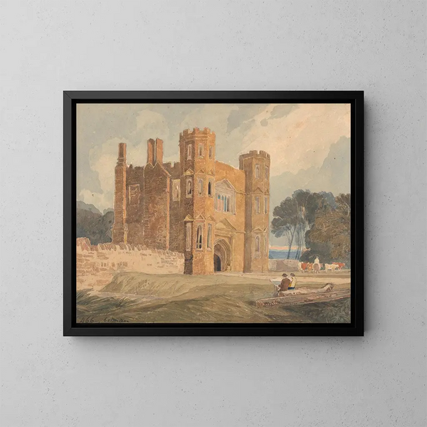 Poort van Saint Marys in Wiggenhall, Norfolk - John Sell Cotman — ingelijst kunstwerk aan de muur