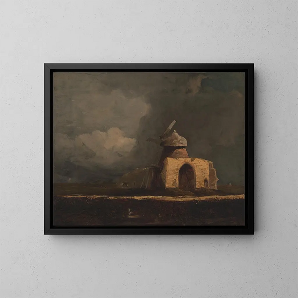 Abdij van Saint-Bénet - John Sell Cotman — ingelijst kunstwerk aan de muur
