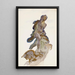 Een standbeeld in Rome - John Singer Sargent — ingelijst kunstwerk aan de muur
