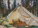 Een tent in de Rockies - John Singer Sargent — weergave van het kunstwerk