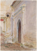 Porte cintrée - John Singer Sargent — weergave van het kunstwerk