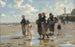 Op weg naar de visvangst - John Singer Sargent — weergave van het kunstwerk