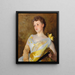Florence Addicks - John Singer Sargent — framed artwork on a wall