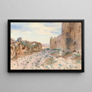 John Singer Sargent - Fortress Road and Rocks.webp