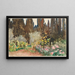 Gardens in Florence - John Singer Sargent — framed artwork on a wall