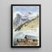 Gspaltenhorn Mürren - John Singer Sargent — ingelijst kunstwerk aan de muur