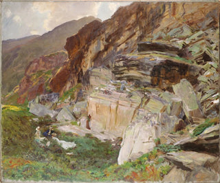 in de Simplon-vallei - John Singer Sargent — weergave van het kunstwerk