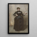 Dame à la rose Charlotte Louise Burckhardt - John Singer Sargent — ingelijst kunstwerk aan de muur