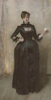 Dame à la rose Charlotte Louise Burckhardt - John Singer Sargent — weergave van het kunstwerk