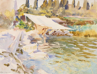 Lac de Garde - John Singer Sargent — weergave van het kunstwerk