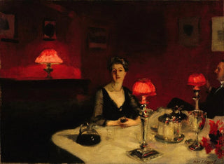 Le Verre de Porto - John Singer Sargent — weergave van het kunstwerk