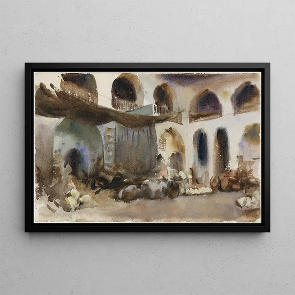 John Singer Sargent - Market Place.webp
