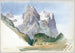 De Matterhorn vanaf de Zmutt-gletsjer, Zermatt - John Singer Sargent — weergave van het kunstwerk