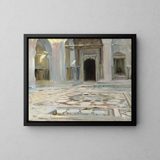 Pavement van Caïro - John Singer Sargent — ingelijst kunstwerk aan de muur