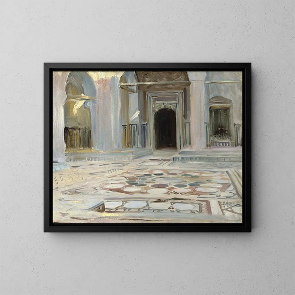 Pavement van Caïro - John Singer Sargent — ingelijst kunstwerk aan de muur