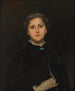 Portret van Mevrouw Raphael Pumpelly - John Singer Sargent — weergave van het kunstwerk