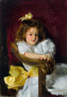 Portret van Charlotte Cram - John Singer Sargent — weergave van het kunstwerk