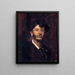 Portret van Jean Joseph Marie Carriès - John Singer Sargent — ingelijst kunstwerk aan de muur