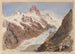Schreckhorn Eismeer - John Singer Sargent — weergave van het kunstwerk