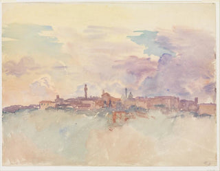 Sienna Schilderij - John Singer Sargent — weergave van het kunstwerk