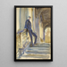 Sir Neville Wilkinson op de trappen van de Palladiaanse brug bij Wilton House - John Singer Sargent — ingelijst kunstwerk aan de muur
