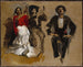 Studie voor zittende figuren voor El Jale - John Singer Sargent — weergave van het kunstwerk