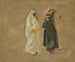 Studie van twee Bedoeïenen - John Singer Sargent — weergave van het kunstwerk