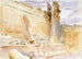 Tempel van Bacchus in Baalbek - John Singer Sargent — weergave van het kunstwerk