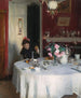 La Table du petit-déjeuner - John Singer Sargent — weergave van het kunstwerk