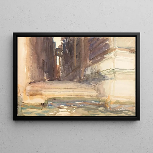 John Singer Sargent - The Calle della Rosa with the Monte di PietVenice.webp