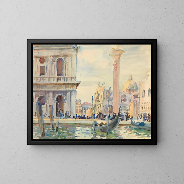 La Piazzetta - John Singer Sargent — ingelijst kunstwerk aan de muur